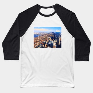 Boston city view Baseball T-Shirt